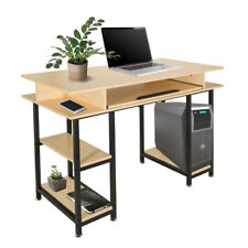 Hjh Office Workspace H Iii 120x60 - Scrivania Rovere / Nero