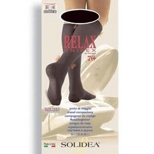 Solidea By Calzificio Pinelli Solidea Relax Gambaletto Unisex Compressione Graduata 70 Den Tg.3 Nero